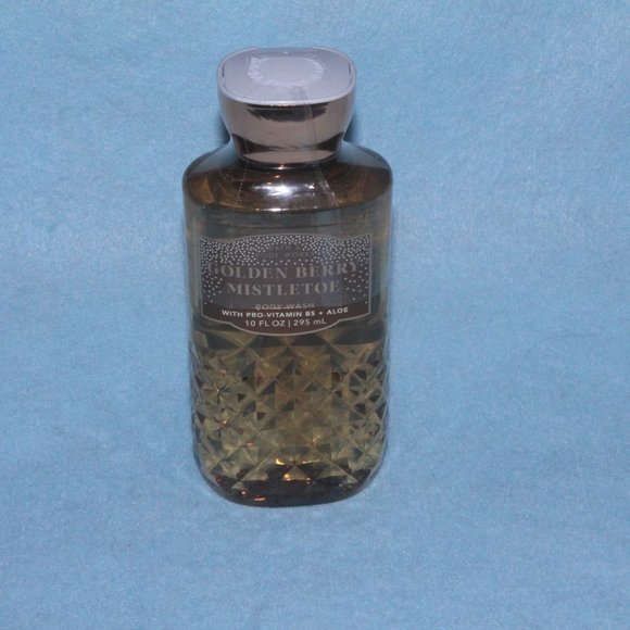 BATH AND BODY WORKS **4 FULL SIZE ITEMS** Golden Berry Mistletoe - Picture 9 of 10